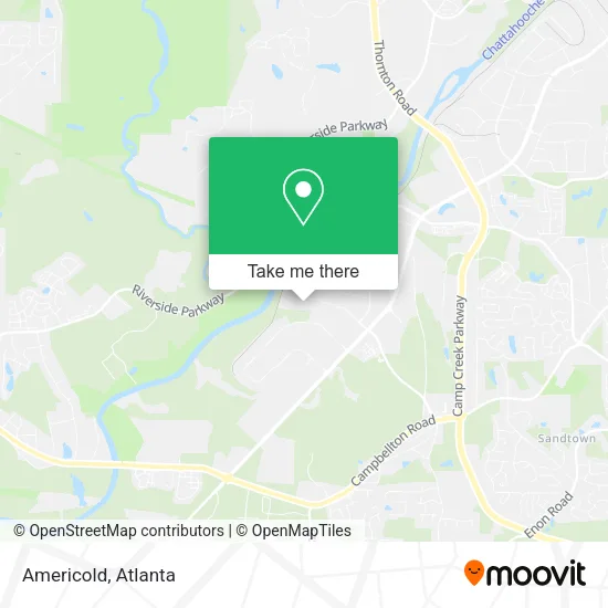 Americold map