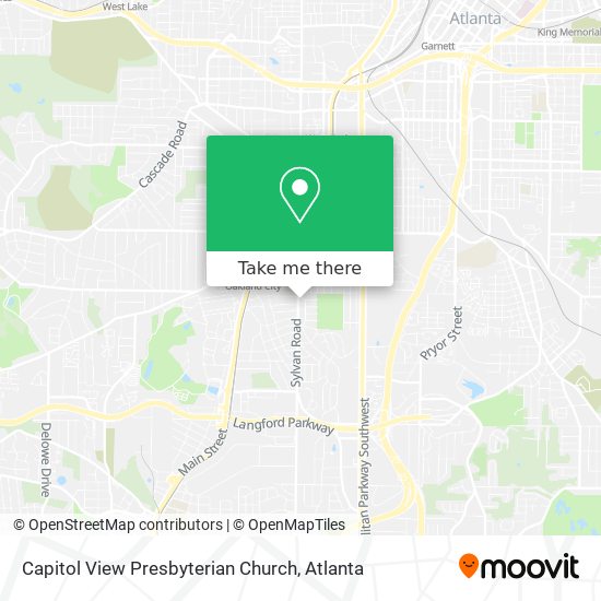 Capitol View Presbyterian Church map