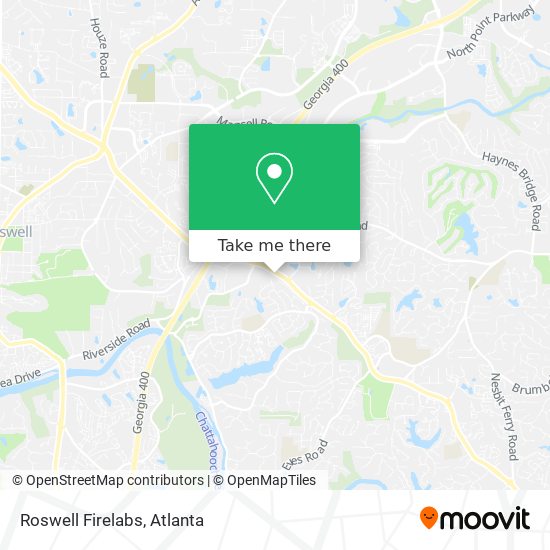 Roswell Firelabs map
