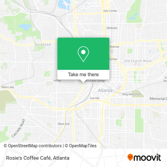 Mapa de Rosie's Coffee Café