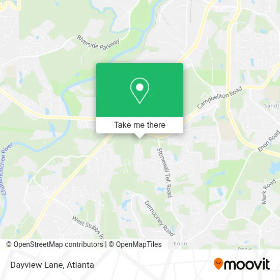 Dayview Lane map