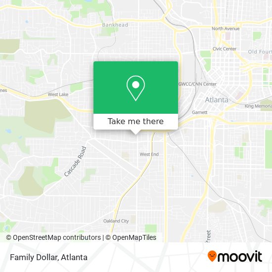 Family Dollar map