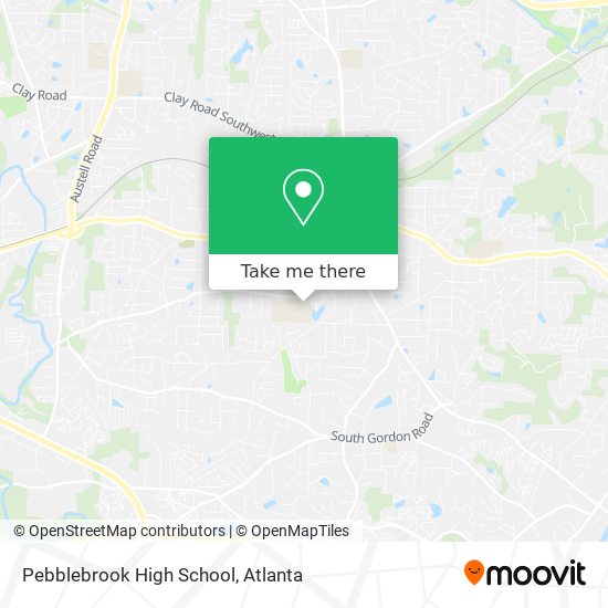 Pebblebrook High School map