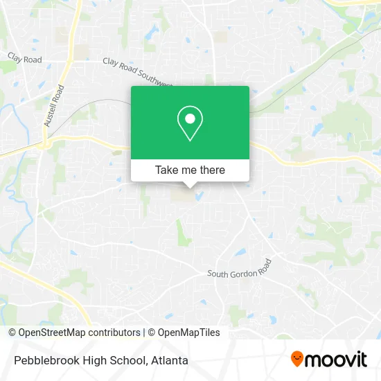 Pebblebrook High School map