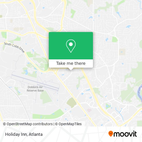 Holiday Inn map