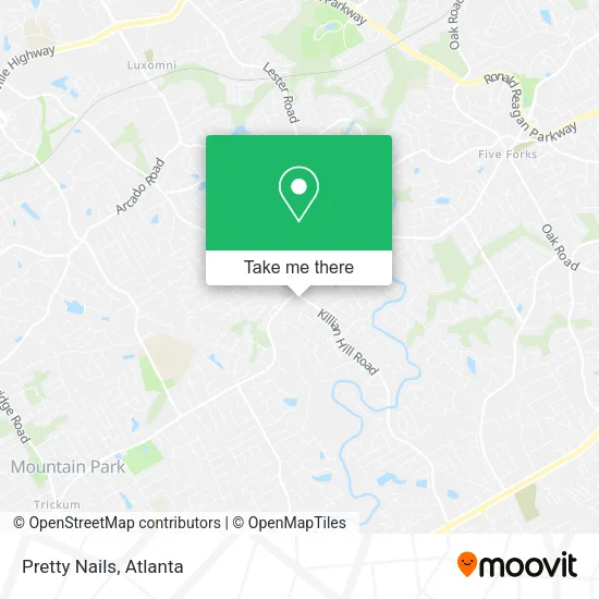 Pretty Nails map