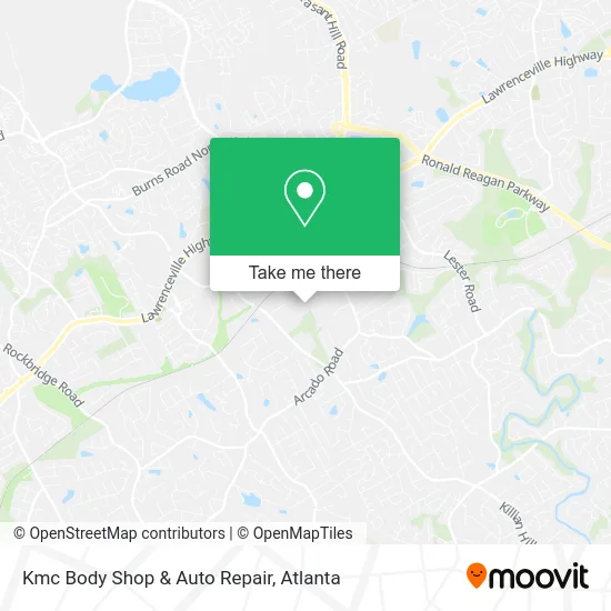 Kmc Body Shop & Auto Repair map