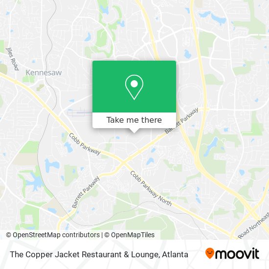Mapa de The Copper Jacket Restaurant & Lounge