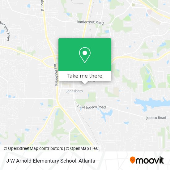 J W Arnold Elementary School map