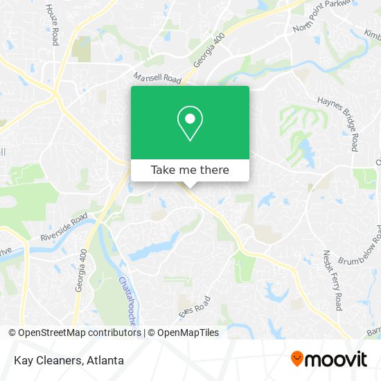 Kay Cleaners map