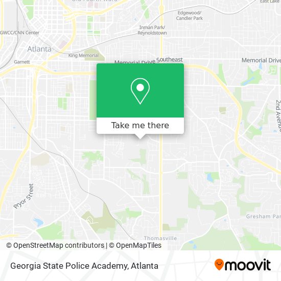 Mapa de Georgia State Police Academy