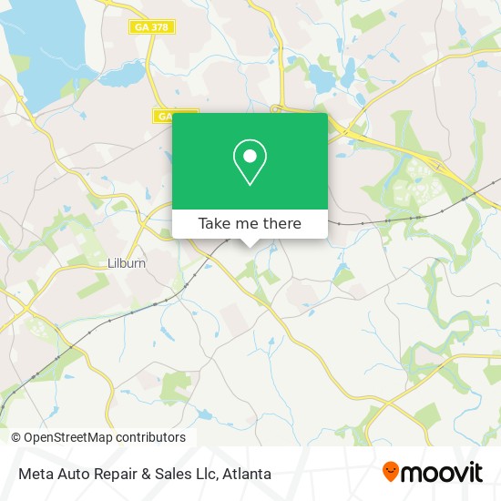 Meta Auto Repair & Sales Llc map