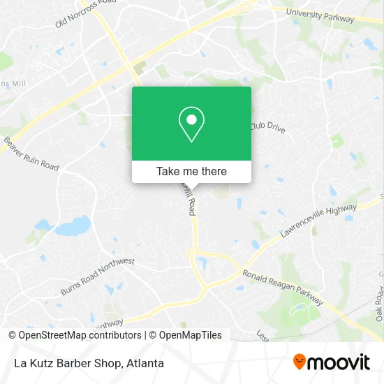 La Kutz Barber Shop map