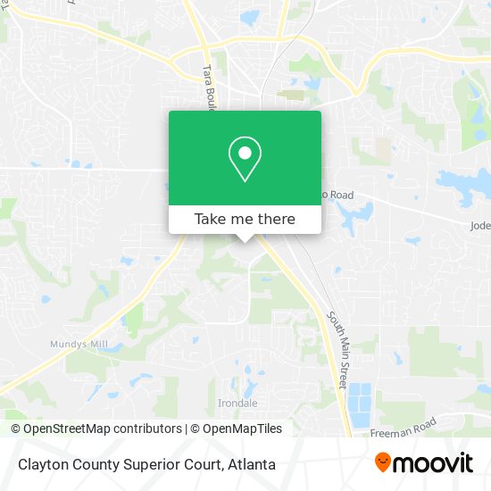 Clayton County Superior Court map