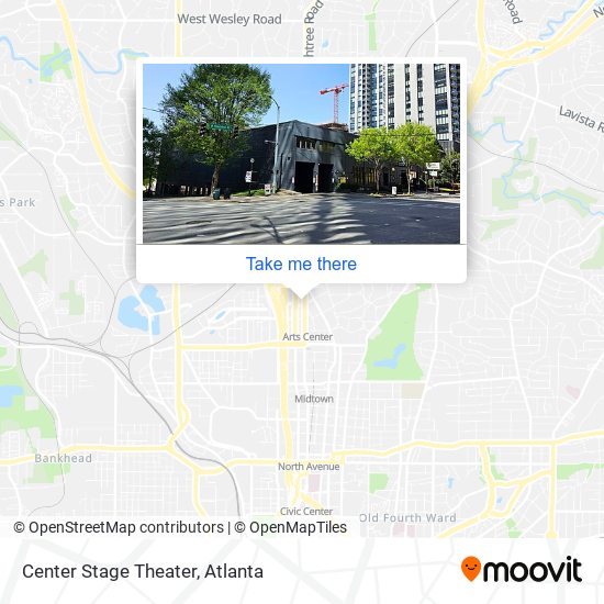 Center Stage Theater map