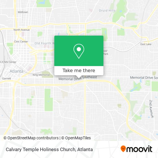 Calvary Temple Holiness Church map