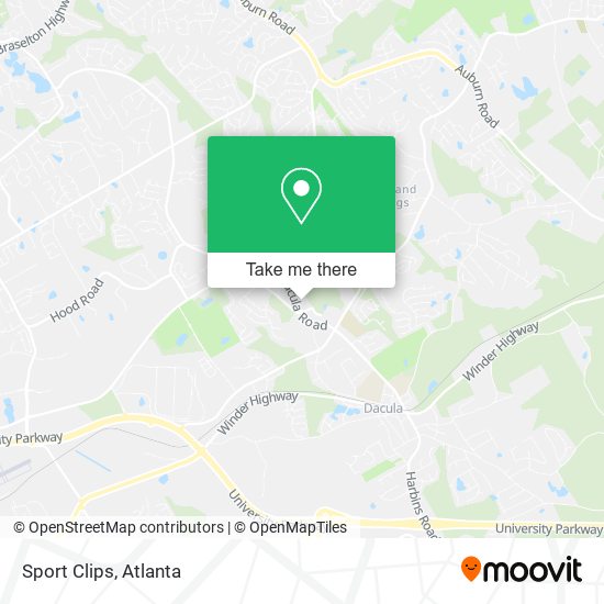 Sport Clips map