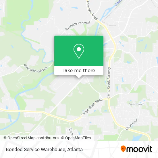 Bonded Service Warehouse map