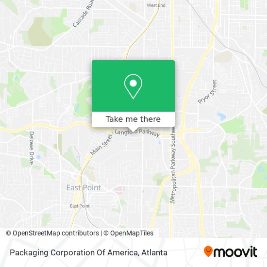 Packaging Corporation Of America map