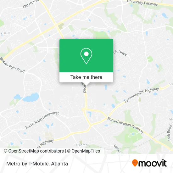 Metro by T-Mobile map