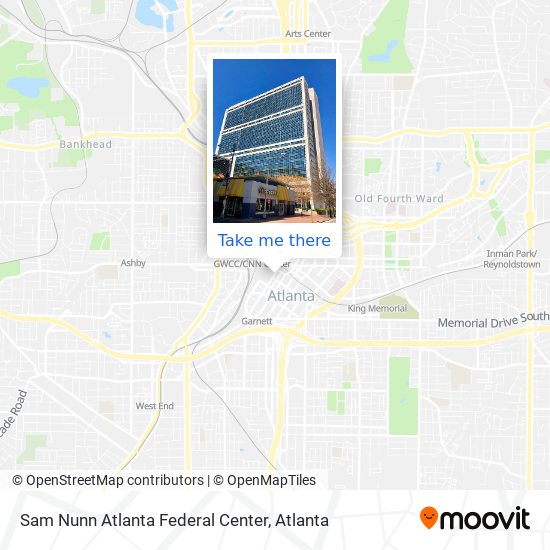 Sam Nunn Atlanta Federal Center map