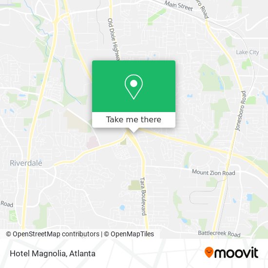 Hotel Magnolia map