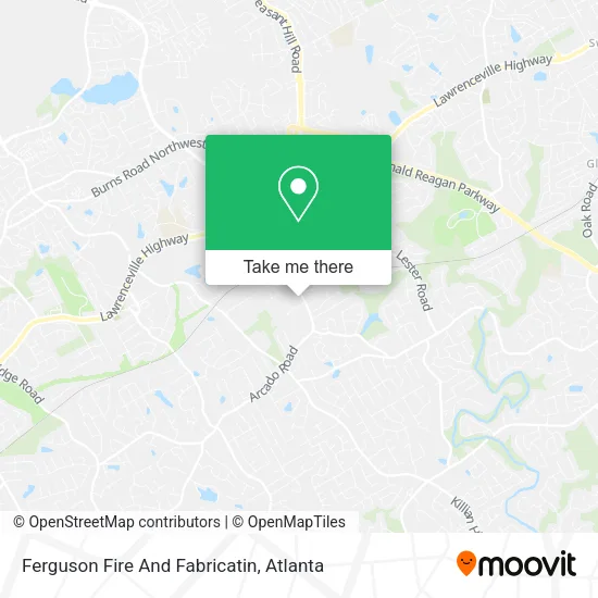 Ferguson Fire And Fabricatin map