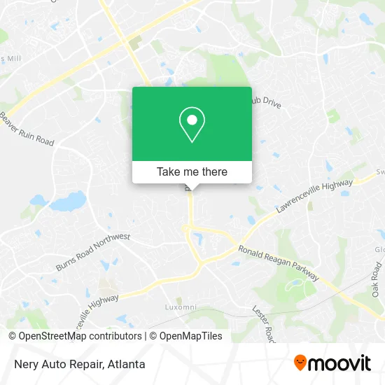 Nery Auto Repair map