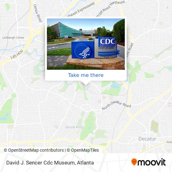 David J. Sencer Cdc Museum map