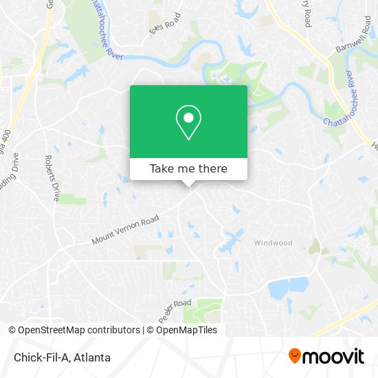 Chick-Fil-A map