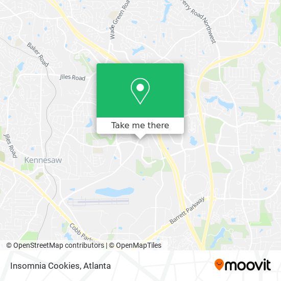 Insomnia Cookies map