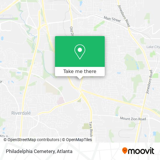Mapa de Philadelphia Cemetery