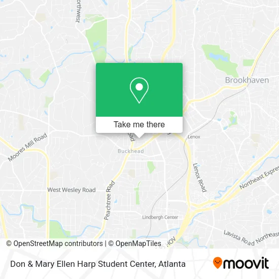 Don & Mary Ellen Harp Student Center map