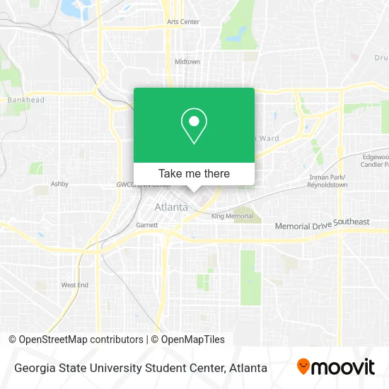 Georgia State University Student Center map