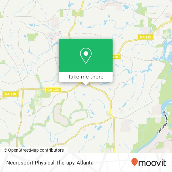 Neurosport Physical Therapy map