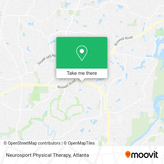 Neurosport Physical Therapy map