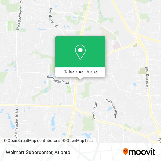 Walmart Supercenter map