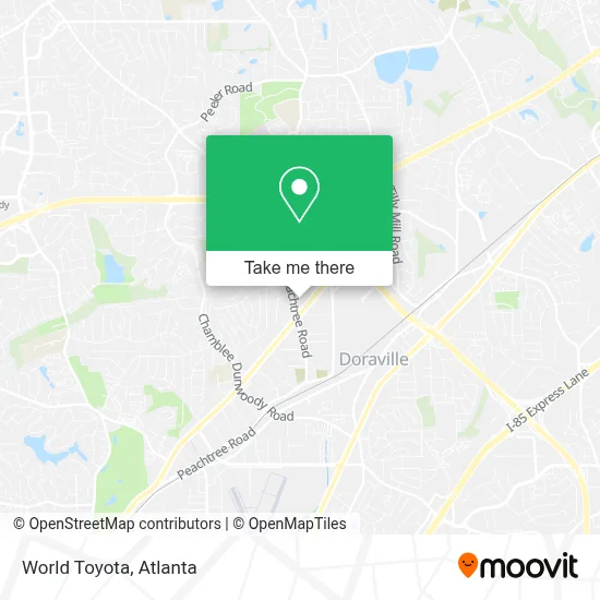World Toyota map