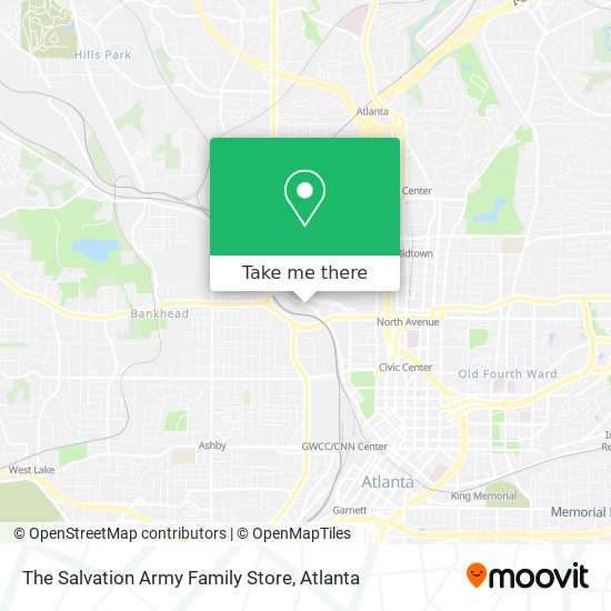 The Salvation Army Family Store map