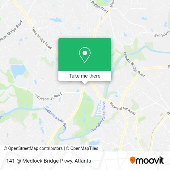 141 @ Medlock Bridge Pkwy map