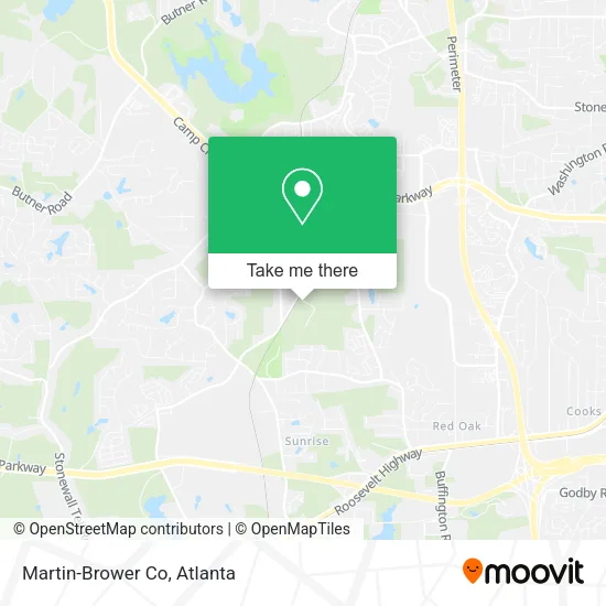 Mapa de Martin-Brower Co