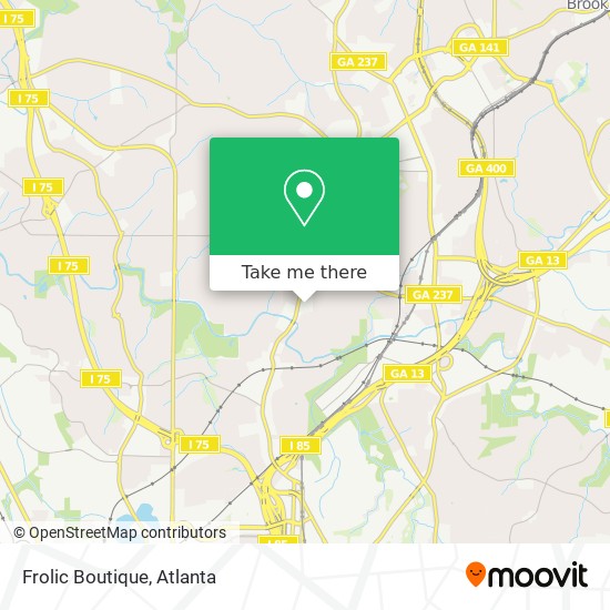 Mapa de Frolic Boutique