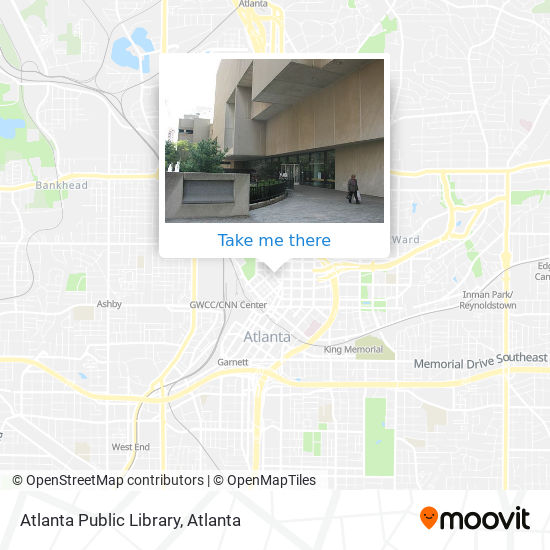 Mapa de Atlanta Public Library