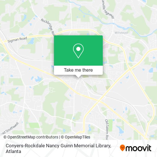 Mapa de Conyers-Rockdale Nancy Guinn Memorial Library