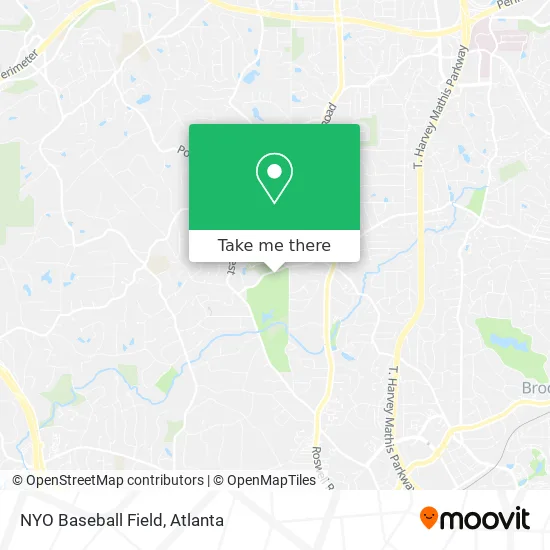 NYO Baseball Field map