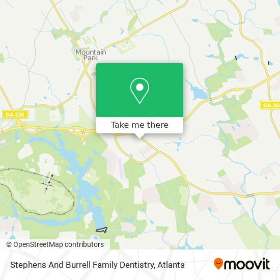 Mapa de Stephens And Burrell Family Dentistry