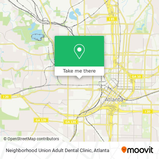 Neighborhood Union Adult Dental Clinic map