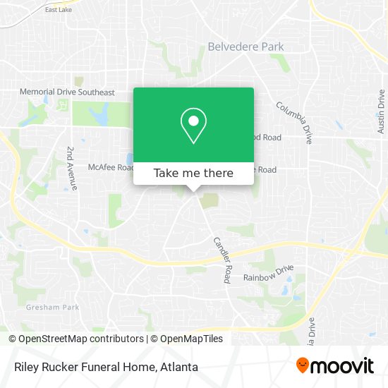 Riley Rucker Funeral Home map