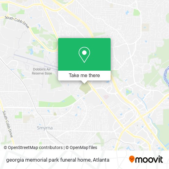 Mapa de georgia memorial park funeral home