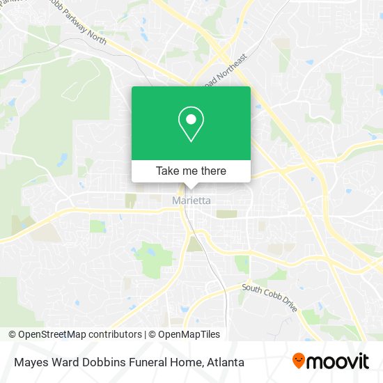 Mayes Ward Dobbins Funeral Home map